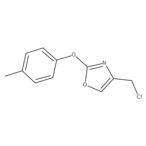 4-(Chloromethyl)-2-(4-methylphenoxy)oxazole Structure