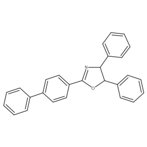 trans-2-([1,1'-Biphenyl]-4-yl)-4,5-diphenyl-4,5-dihydrooxazole Structure