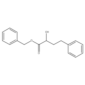 Benzyl (R)-2-hydroxy-4-phenylbutanoate结构式