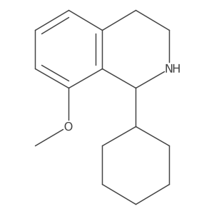 Isoquinoline, 1-cyclohexyl-1,2,3,4-tetrahydro-8-methoxy- Structure