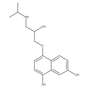 4-[2-Hydroxy-3-[(1-methylethyl)amino]propoxy]-1,7-naphthalenediol Structure