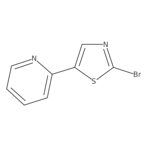 2-(2-Bromo-1,3-thiazol-5-YL)pyridine Structure