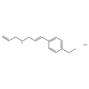 [(2E)-3-(4-Methoxyphenyl)prop-2-en-1-yl](prop-2-en-1-yl)amine hydrochloride结构式