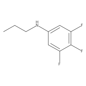3,4,5-trifluoro-N-propylaniline Structure
