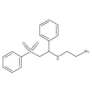 (2-Aminoethyl)[2-(benzenesulfonyl)-1-phenylethyl]amine Structure