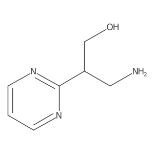 3-Amino-2-(pyrimidin-2-yl)propan-1-ol Structure