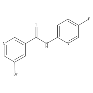 5-Bromo-N-(5-fluoropyridin-2-yl)nicotinamide Structure