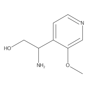 (R)-2-Amino-2-(3-methoxypyridin-4-yl)ethan-1-ol Structure