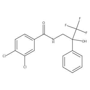 3,4-dichloro-N-(3,3,3-trifluoro-2-hydroxy-2-phenylpropyl)benzamide Structure