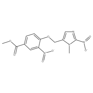 4-[(1-Methyl-2-nitro-1H-imidazol-5-yl)methoxy]-3-nitrobenzoic acid methyl ester结构式