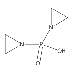 Bis(1-aziridinyl)phosphinic acid结构式