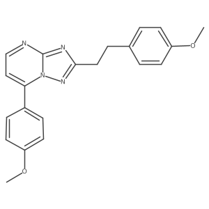 2-(4-Methoxyphenethyl)-7-(4-methoxyphenyl)[1,2,4]triazolo[1,5-a]pyrimidine Structure