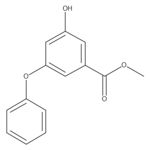Methyl 3-hydroxy-5-phenoxybenzoate结构式
