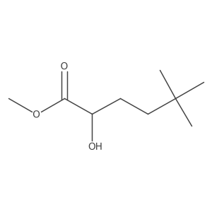 Methyl 2-hydroxy-5,5-dimethylhexanoate结构式