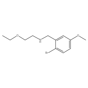 [(2-Bromo-5-methoxyphenyl)methyl](2-ethoxyethyl)amine Structure