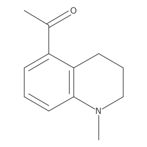 1-(1-Methyl-1,2,3,4-tetrahydroquinolin-5-yl)ethanone Structure