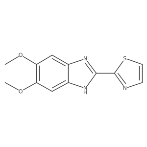 2-(5,6-Dimethoxy-1H-benzo[d]imidazol-2-yl)thiazole Structure