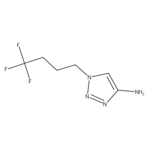 1-(4,4,4-trifluorobutyl)triazol-4-amine Structure