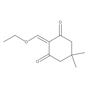 2-(Ethoxymethylidene)-5,5-dimethylcyclohexane-1,3-dione Structure