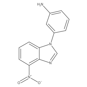 1-(3-Aminophenyl)-4-nitrobenzimidazole结构式
