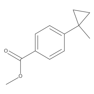 Methyl 4-(1-methylcyclopropyl)benzoate Structure