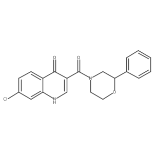 (7-Chloro-4-hydroxyquinolin-3-yl)(2-phenylmorpholin-4-yl)methanone Structure