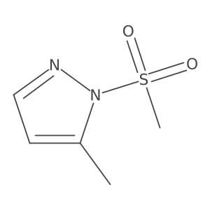 5-Methyl-1-(methylsulfonyl)-1H-pyrazole结构式