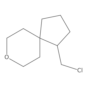 1-(Chloromethyl)-8-oxaspiro[4.5]decane结构式