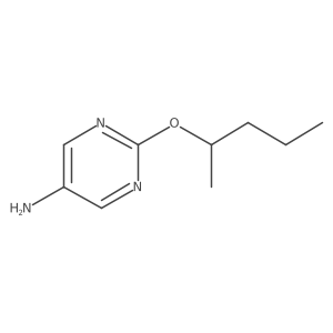2-(Pentan-2-yloxy)pyrimidin-5-amine结构式