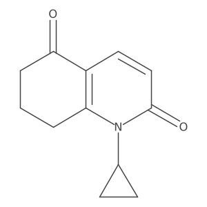 1-Cyclopropyl-7,8-dihydroquinoline-2,5(1H,6H)-dione Structure