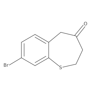 8-Bromo-2,3-dihydrobenzo[b]thiepin-4(5H)-one结构式