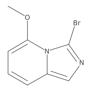 3-Bromo-5-methoxyimidazo[1,5-a]pyridine结构式