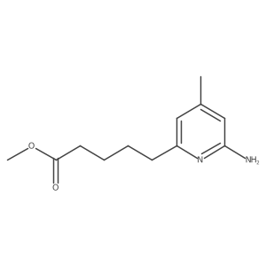 Methyl 5-(6-amino-4-methyl-2-pyridinyl)pentanoate Structure