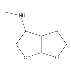 N-Methylhexahydrofuro[2,3-b]furan-3-amine结构式