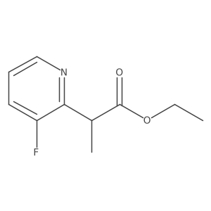 Ethyl 2-(3-fluoropyridin-2-yl)propanoate结构式
