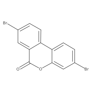 3,8-Dibromo-benzo[c]chromen-6-one结构式