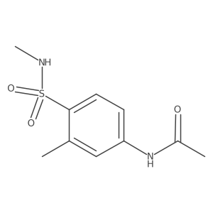N-Methyl 4-Acetamido-2-methylbenzenesulfonamide结构式
