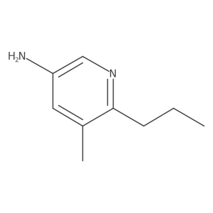 5-Methyl-6-propylpyridin-3-amine Structure