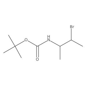 tert-Butyl (3-bromobutan-2-yl)carbamate Structure