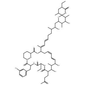 (3S,6S,9R,10R,11S,12S,13Z,15Z,18S,21R)-18-[(2E,4E,8S,9S)-10-[(2S,3R,4S,5S,6R,9S,11S)-9-ethyl-4-hydroxy-3,5,11-trimethyl-8-oxo-1-oxa-7-azaspiro[5.5]undecan-2-yl]-9-hydroxy-8-methyldeca-2,4-dien-2-yl]-10,12-dihydroxy-3-[(3-hydroxyphenyl)methyl]-11-methyl-9-(3-oxobutyl)-6-propan-2-yl-19-oxa-1,4,7,25-tetrazabicyclo[19.3.1]pentacosa-13,15-diene-2,5,8,20-tetrone Structure