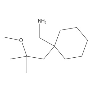 [1-(2-Methoxy-2-methylpropyl)cyclohexyl]methanamine结构式