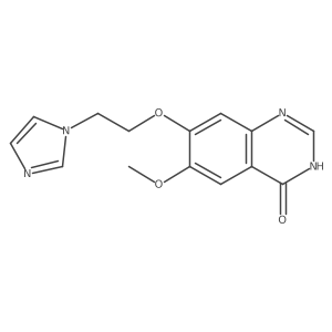 7-(2-(Imidazol-1-yl)ethoxy)-6-methoxy-3,4-dihydroquinazolin-4-one结构式