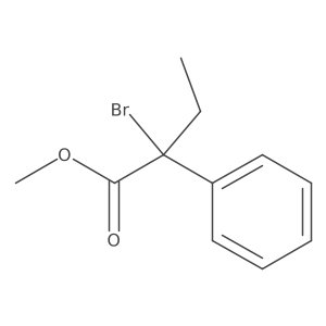 Methyl 2-bromo-2-phenylbutanoate Structure