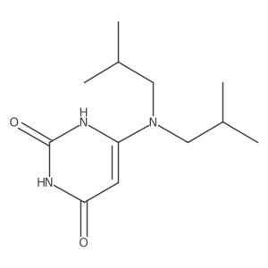 6-(diisobutylamino)pyrimidine-2,4(1H,3H)-dione Structure