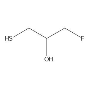 1-Fluoro-3-sulfanylpropan-2-ol Structure