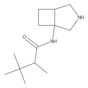 N-{3-azabicyclo[3.2.0]heptan-1-yl}-2,3,3-trimethylbutanamide Structure