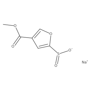 Sodium 4-(methoxycarbonyl)furan-2-sulfinate结构式