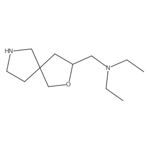 Diethyl({2-oxa-7-azaspiro[4.4]nonan-3-yl}methyl)amine Structure