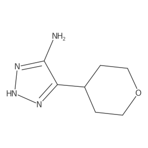 5-(oxan-4-yl)-1H-1,2,3-triazol-4-amine Structure
