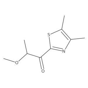 1-(Dimethyl-1,3-thiazol-2-yl)-2-methoxypropan-1-one Structure